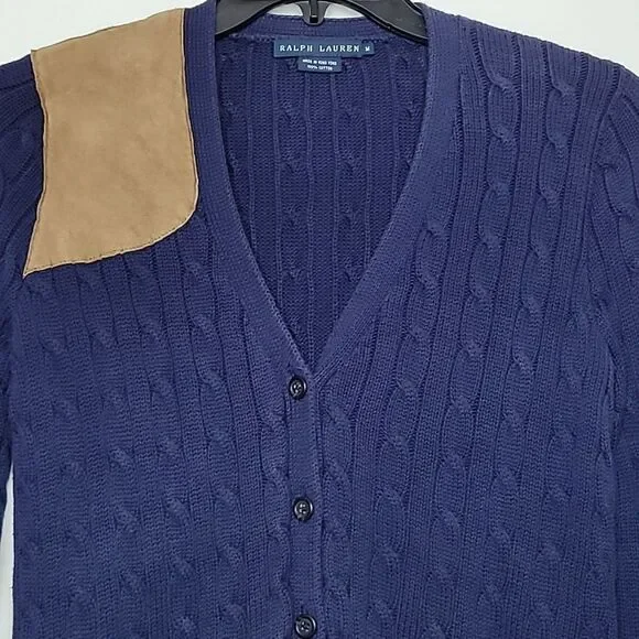 Vintage Ralph Lauren Button Down Cardigan Size Medium - Picture 2 of 10